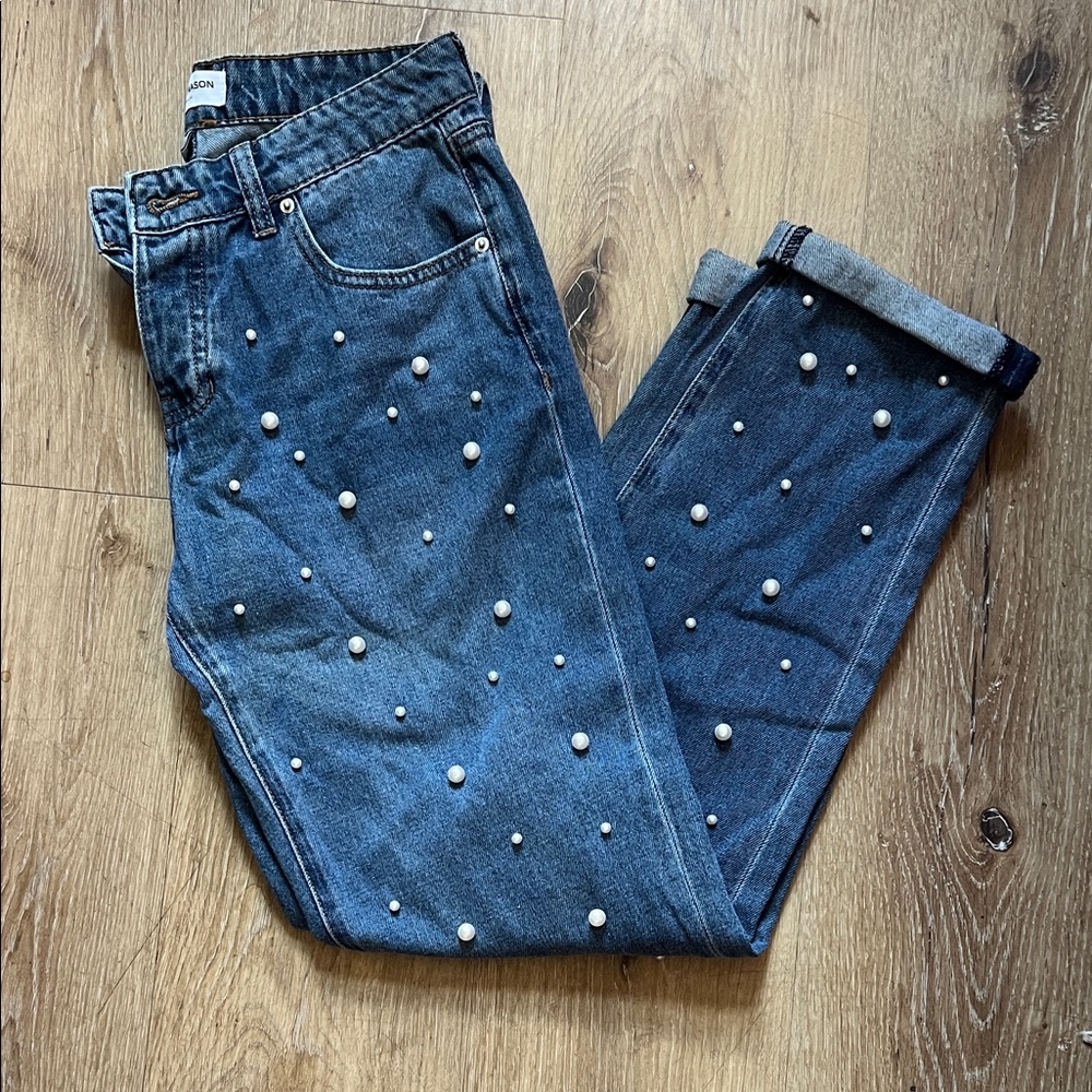 Dark Blue Pearl Jeans